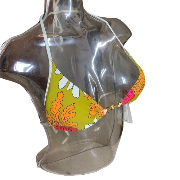 Trina Turk floral bikini set with belted bikini bottoms size x small NWT - Picture 14 of 16